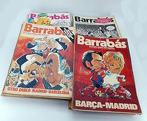 BARRABÁS, REVISTA SATÍRICA DEL DEPORTE LOTE DE 209NºS DE 242 ELF, 1972