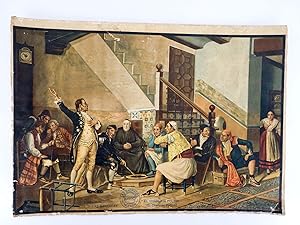 CARTEL DE PUBLICIDAD ALGODONES LAS BARRACAS EL CHARLATÁN POLÍTICO (M. Diago) Las Barracas