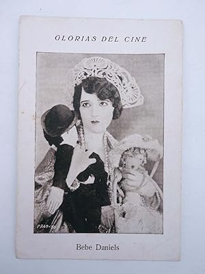 GLORIAS DEL CINE SERIE A NÚMERO 5. BEBE DANIELS (No acreditado) Chocolates Riucord, 1930