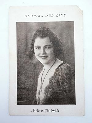 GLORIAS DEL CINE SERIE A NÚMERO 10. HELENE CHADWICK (No acreditado) Chocolates Riucord, 1930
