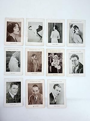 GLORIAS DEL CINE SERIE B LOTE DE 11 DIFERENTES (No acreditado) Evaristo Juncosa Pañella, 1930
