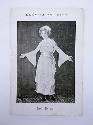 GLORIAS DEL CINE SERIE F N.º 4. ENID BENNET (No acreditado) Evaristo Juncosa Pañella, 1930