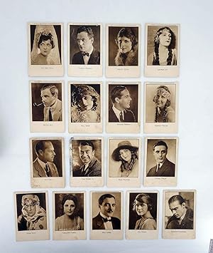 ARTISTAS EMINENTES CINEMATOGRÁFICOS SERIE VI 17 DE 20 CROMOS. FALTAN 6, 10, 17 (No acreditado), 1930