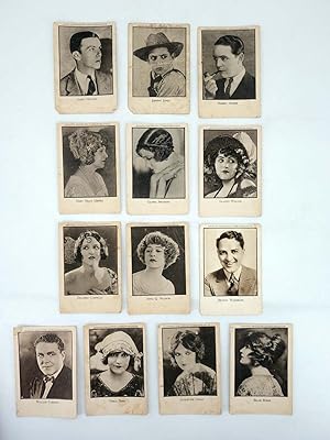 ARTISTAS EMINENTES CINEMATOGRÁFICOS SERIE VIII 13 DE 20 CROMOS. s/f (No acreditado), 1930