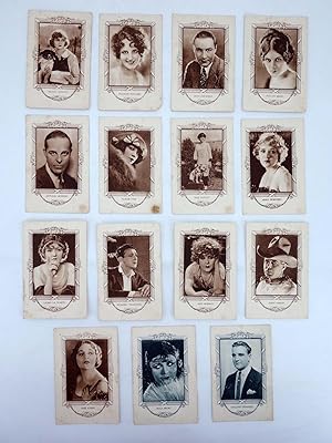 FOTOCROMOS ACTRICES Y ACTORES SERIE G LOTE DE 15 DIFERENTES. (No acreditado), 1930