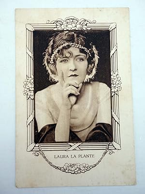 FOTOCROMO ACTRICES Y ACTORES SERIE G N.º 10. LAURA LA PLANTE (No acreditado), 1930