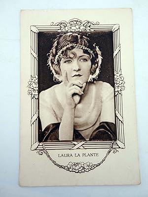 FOTOCROMO ACTRICES Y ACTORES SERIE C N.º 10. LAURA LA PLANTE (No acreditado) Perfumería Grau, 1930