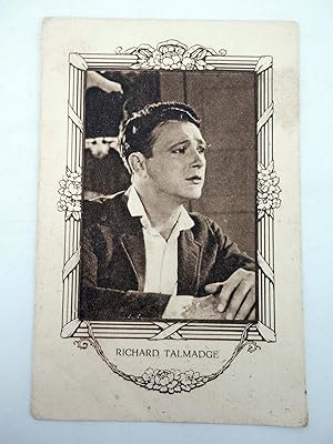 FOTOCROMO ACTRICES Y ACTORES SERIE C N.º 11. RICHARD TALMADGE (No acreditado) Perfumería Grau, 1930