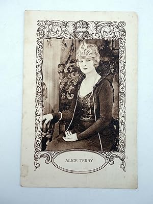 FOTOCROMO ACTRICES Y ACTORES SERIE H N.º 1. ALICE TERRY (No acreditado) Chocolates E. Juncosa, 1930