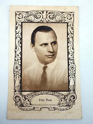 FOTOCROMO ACTRICES Y ACTORES SERIE LL N.º 21. FRITZ RASP (No acreditado) Chocolates E. Juncosa, 1930
