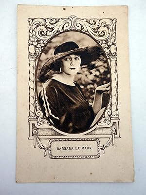 FOTOCROMO ACTRICES Y ACTORES SERIE A N.º 15. BARBARA LA MARR (No acreditado), 1930