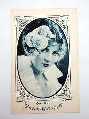 FOTOCROMO ARTISTAS DE CINE SERIE I N.º 8. OLIVE BORDEN (No acreditado), 1930