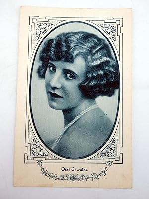 FOTOCROMO ARTISTAS DE CINE SERIE I N.º 17. OSSI OSWALDA (No acreditado), 1930
