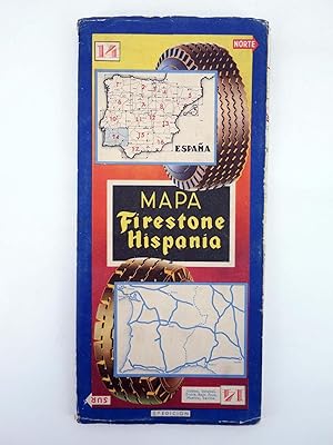 MAPA FIRESTONE HISPANIA 14. LISBOA SETUBAL EVORA BEJA FARO HUELVA SEVILLA. 3ª ED