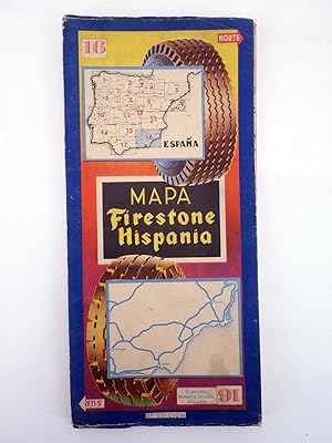 MAPA FIRESTONE HISPANIA 16. GRANADA ALMERIA MURCIA ALICANTE. 2ª ED