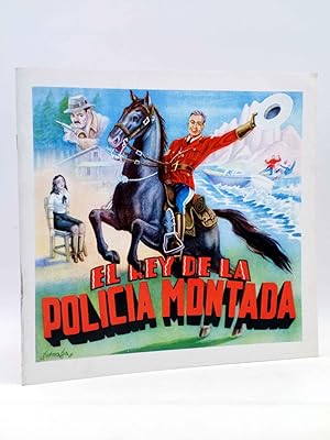 EL REY DE LA POLICIA MONTADA. ALBUM DE CROMOS COMPLETO. (Guzmaga) Fher, Circa 1990. FACSIMIL. OFRT