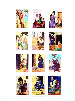 COLECCIÓN DE CROMOS EL PEDAZO DE PLOMO 1 A 12. COMPLETA, Circa 1960