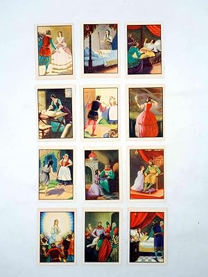 COLECCIÓN DE CROMOS PIEL DE ASNO 1 A 12. COMPLETA, Circa 1960
