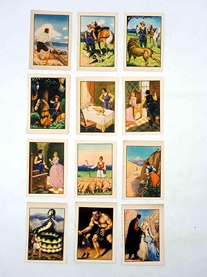 COLECCIÓN DE CROMOS EL CASTILLO DE IRÁS Y NO VOLVERÁS 1 A 12. COMPLETA, Circa 1960