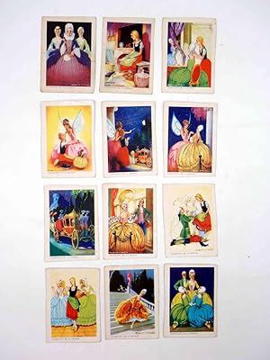 LA CENICIENTA COLECCIÓN DE 12 CROMOS. COMPLETA. J. Barguñó, Circa 1950