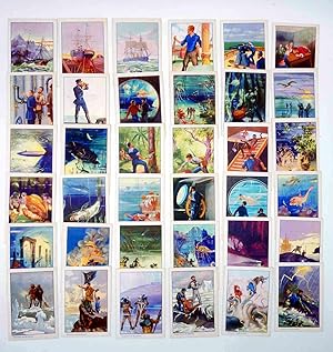 VEINTE MIL 20000 LEGUAS DE VIAJE SUBMARINO COLECCIÓN DE 36 CROMOS. COMPLETA. J. Barguñó, Circa 1950