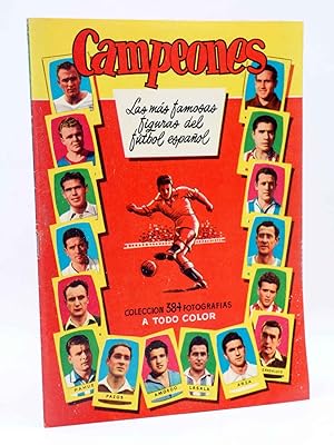ALBUM DE CROMOS VACÍO CAMPEONES 1955. FUTBOL ESPAÑOL 1ª Y 2ª DIVISIÓN. Bruguera, 1955. OFRT