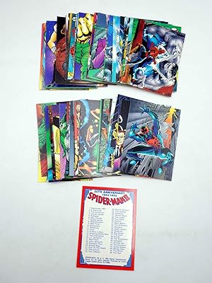SPIDERMAN TRADING CARDS 30TH ANNIVERSARY 1962-1992. LOTE CON 68 DE 90 CARDS. Marvel, 1992