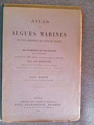 ATLAS DES ALGUES MARINES,PAUL HARIOT 1892