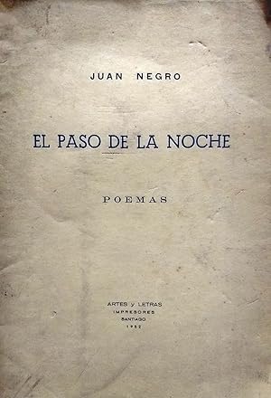 El paso de la noche. Poemas