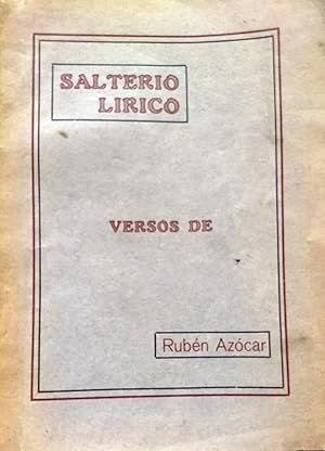 Salterío lírico. Versos de Rubén Azócar