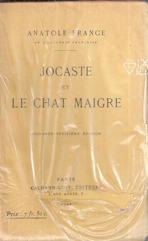 JOCASTE ET LE CHAT MAIGRE