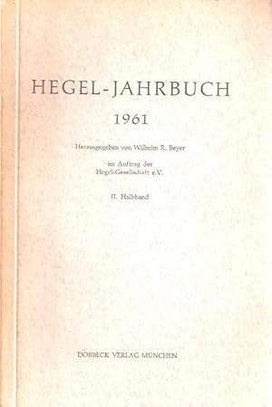 HEGEL JAHRBUCH 1961