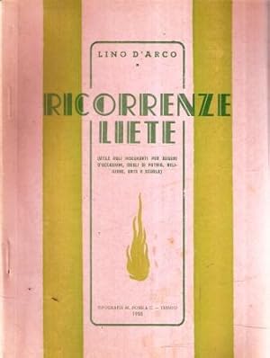 RICORRENZE LIETE