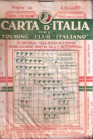 CARTA D'ITALIA DEL TOURING CLUB ITALIANO