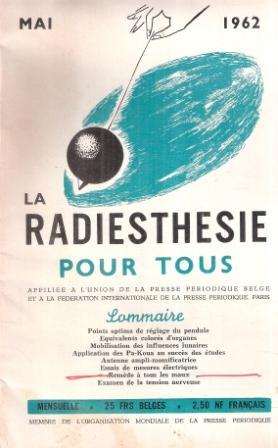 LA RADIESTHESIE POUR TOUS MAI 1962