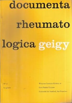 DOCUMENTA RHEUMATOLOGICA GEIGY N. 10 LA GOUTTE