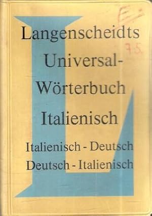 UNIVERSAL-WORTERBUCH ITALIENISCH-DEUTSCH DEUTSCH-ITALIENISCH