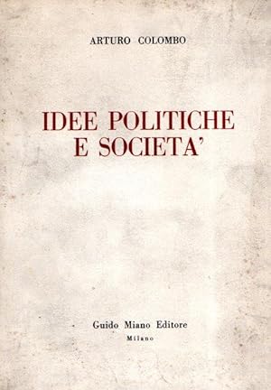 IDEE POLITICHE E SOCIETA'