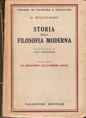 STORIA DELLA FILOSOFIA MODERNA