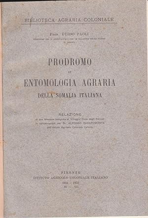 Prodromo di entomologia agraria della somalia italiana