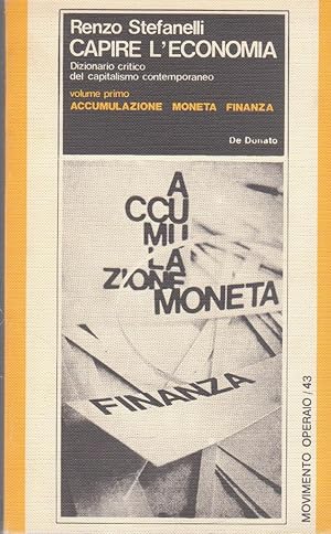 Capire l'economia. Dizionario critico del capitalismo contemporaneo. Volume primo Accumulazione m...