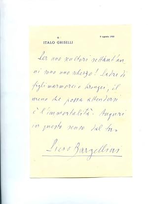 BARGELLINI Piero (Firenze 1897 - ivi 1980)