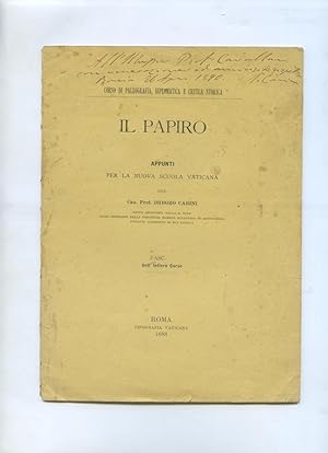 CARINI Isidoro (Palermo 1843 - Roma 1895)