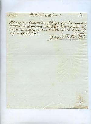 DA PONTE Alessandro (Venezia 1750 - 1834)