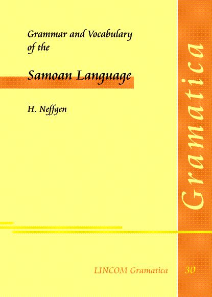 Grammar and Vocabulary of the Samoan Language