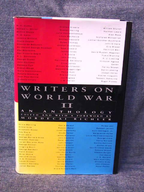 Writers on World War II: An anthology