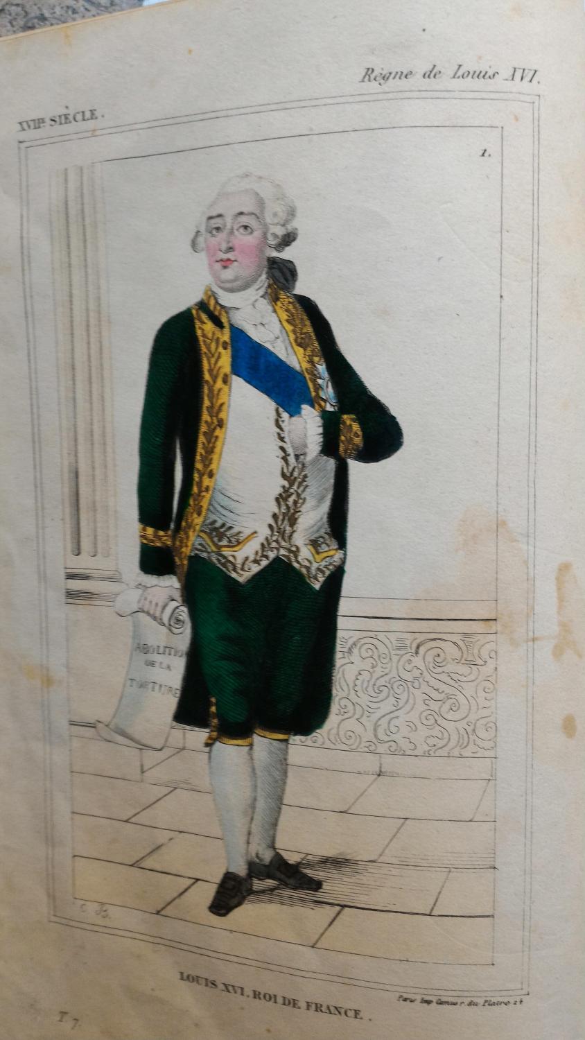 COSTUMES Historiques de la FRANCE , règne de LOUIS XVI à la Convention bibliophile JACOB