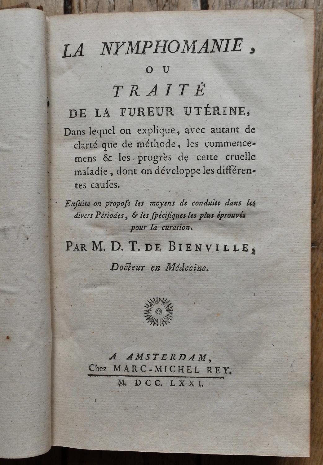 Résultat de recherche d'images pour "EN 1771 ninfomanie de bienville"