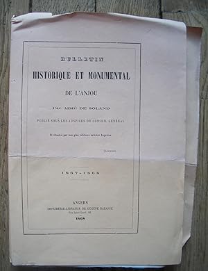 Bulletin Historique et Monumental de l'ANJOU - 1867-1868