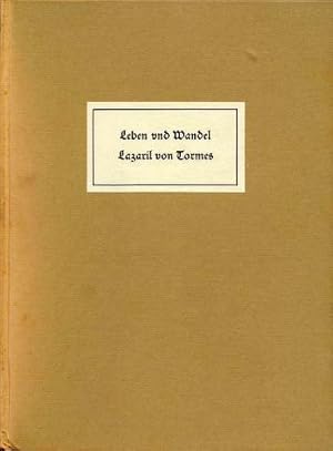 Leben und Wandel Lazaril von Tormes: Und beschreibung, Waß derselbe fur unglück und widerwertigke...